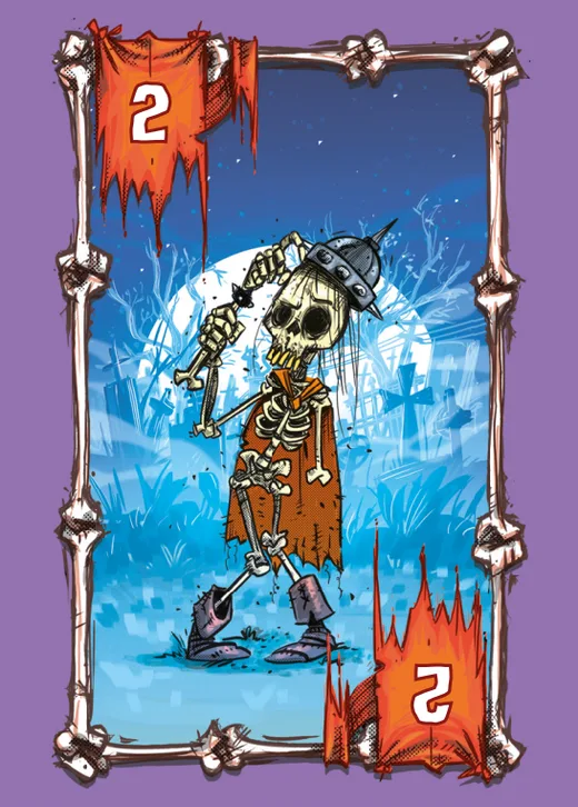 Carta Caveira de força 2